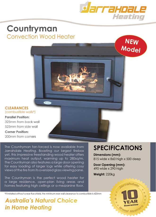 Countryman Convection Wood Heater Countryman Convection Wood Heater